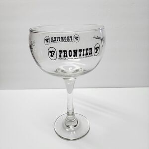 Vintage Extra Large Margarita Glass From The Frontier Hotel & Gambling Hall